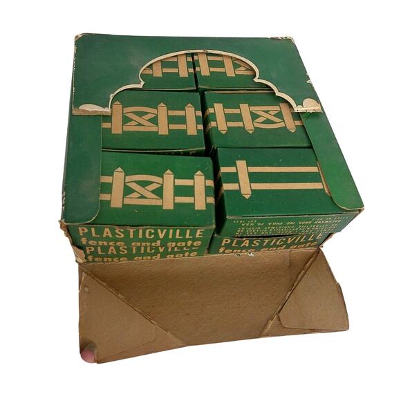 Vintage Bachman Bros 1950s Plasticville Fence And Gate Kit Christmas READ - Picture 4 of 8